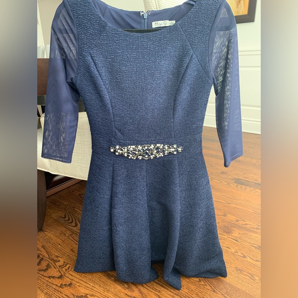 Eliza J Navy Dress - worn once!